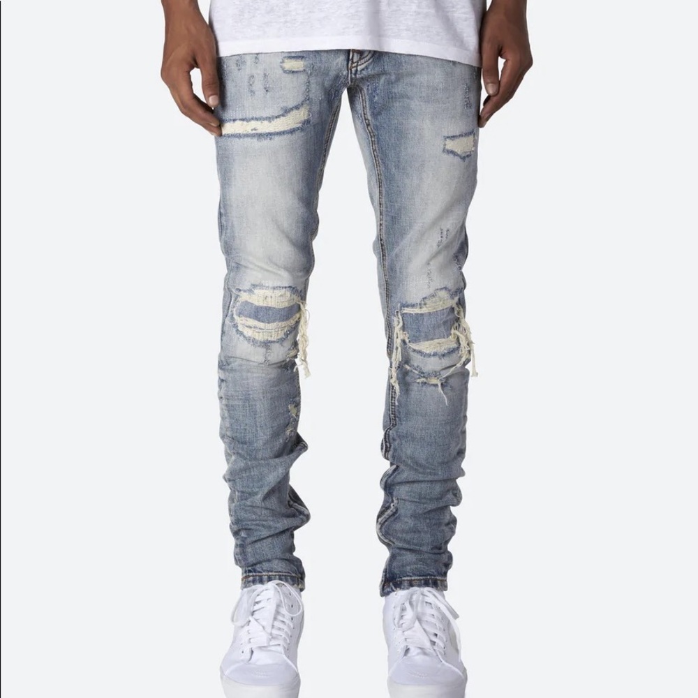 Size 32 M1 Mnml repaired denim